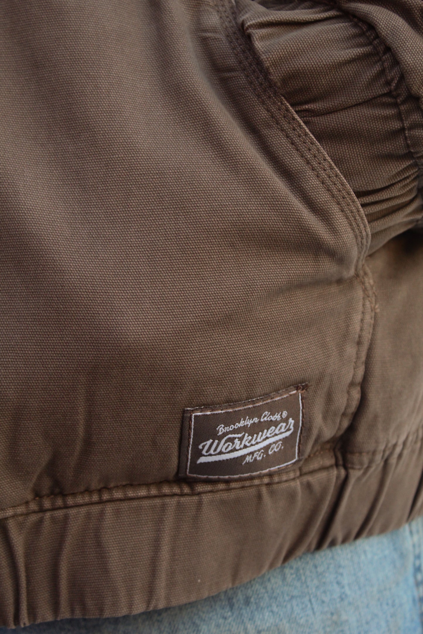 Quilt-Lined Hooded Jacket - Brown