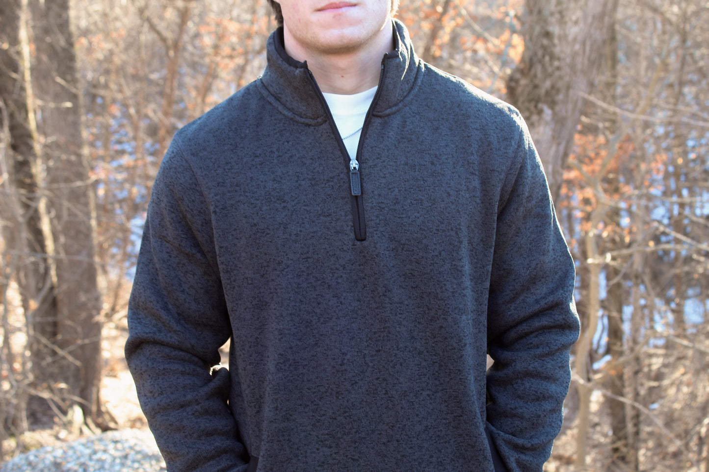 Flex Quarter Zip - Gray